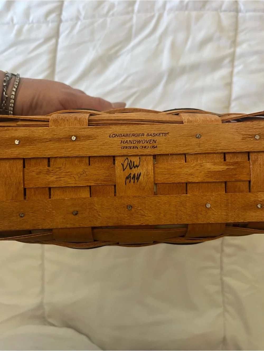 Longaberger All Americana Candle Basket